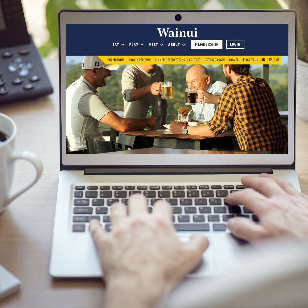 Wainui website design